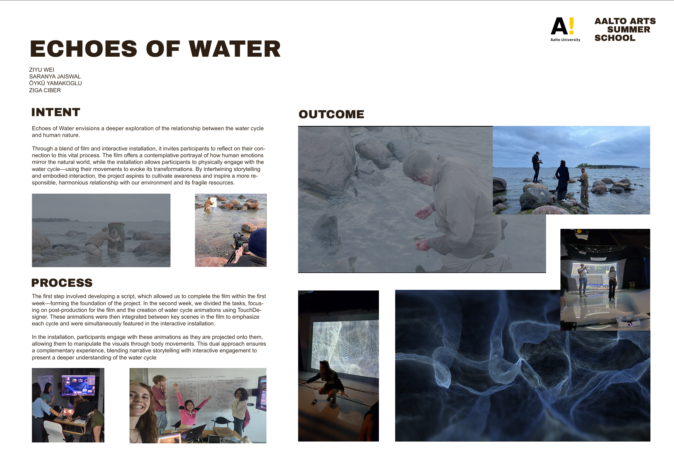 Echoes of Water — Ziyu Wei